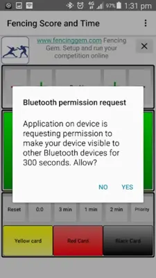 Fencing score and time android App screenshot 3