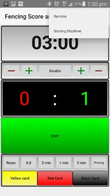 Fencing score and time android App screenshot 4