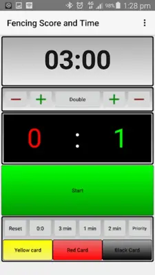 Fencing score and time android App screenshot 5